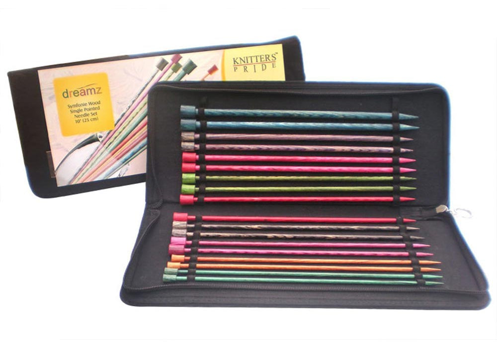 Set Palillos Rectos 25 cm Dreamz Knit Pro