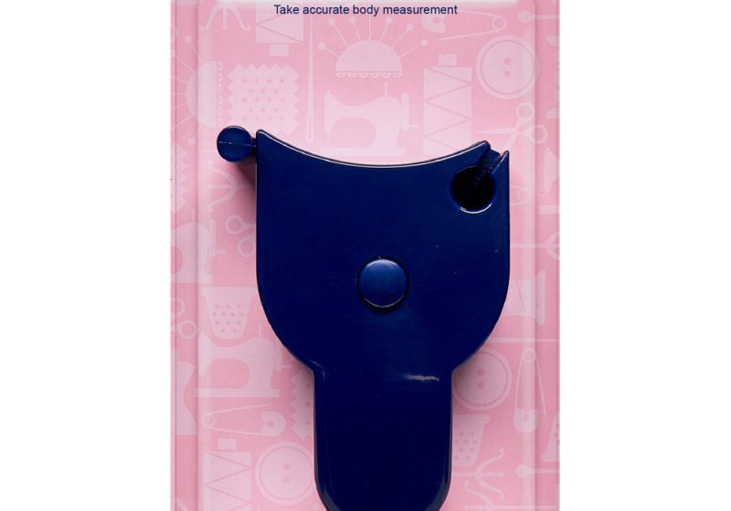 Cinta métrica enganchable azul Hemline