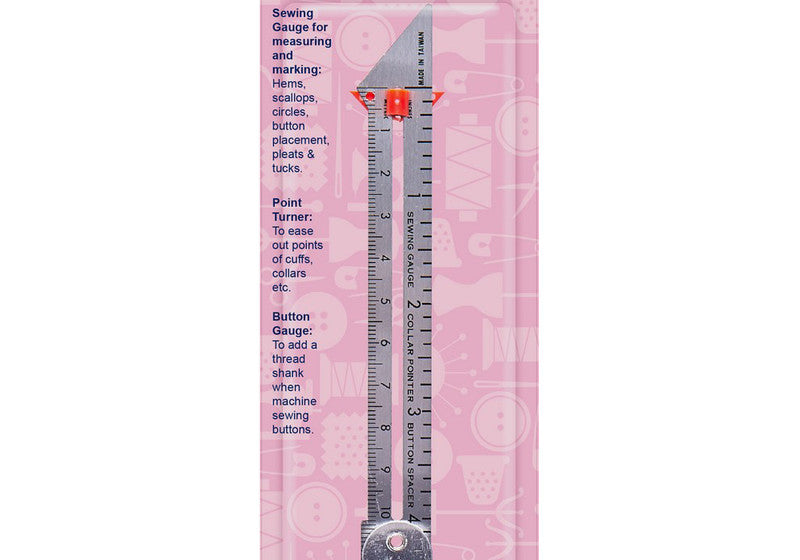 Guía de costura metálica Hemline