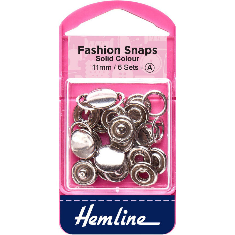 Broche a presi&oacute;n 11 mm 6 un Hemline