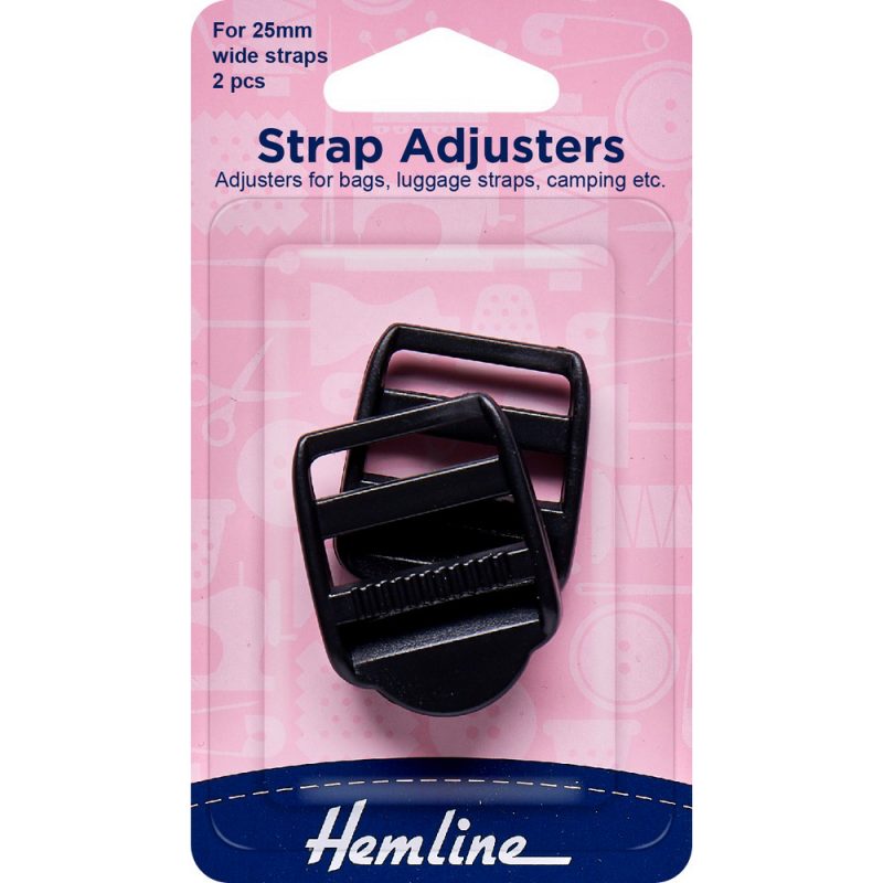 Ajustador de correa negro Hemline