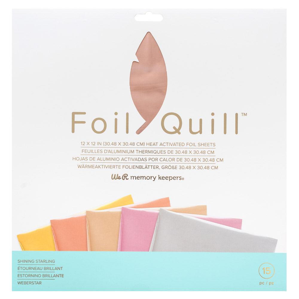 WR PAPEL FOIL 12X12&quot; SHINING STARLIN 30 UN 661026