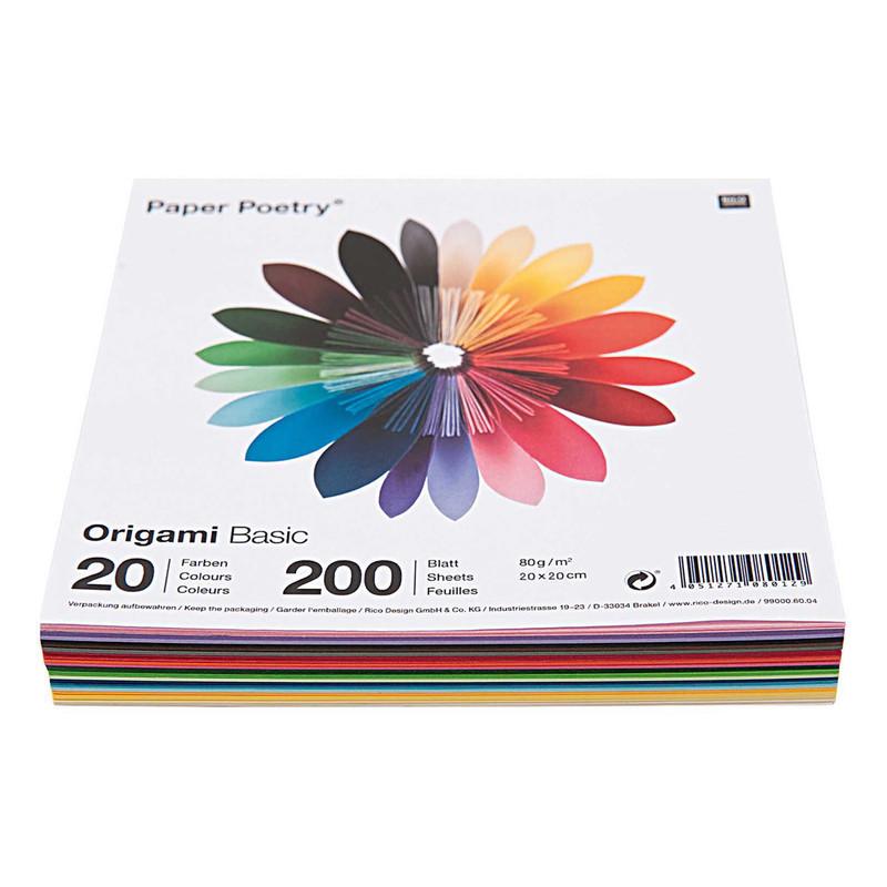 Papel Origami Colores Pasteles 10 un Rico