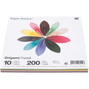 Papel Origami Colores Pasteles 10 un Rico