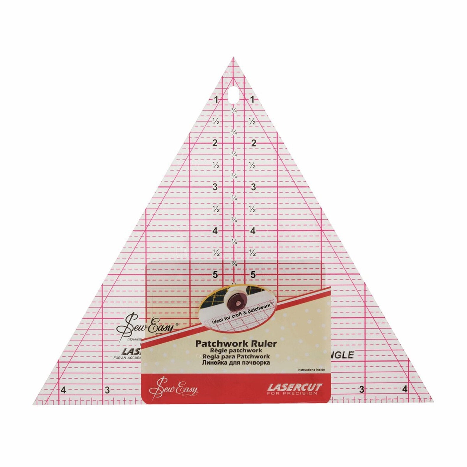 Regla Triangular 60º 8" X 9 1/4"