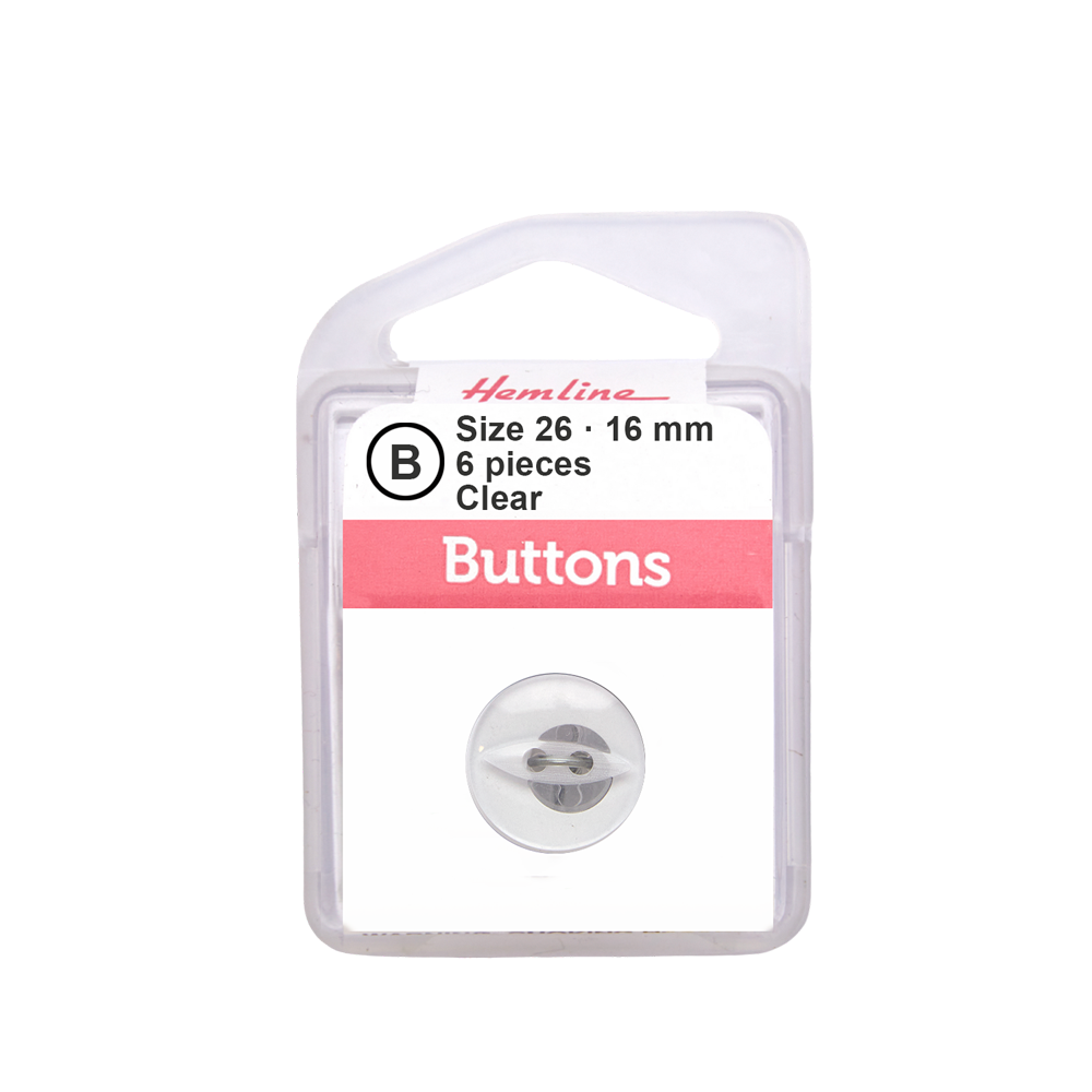 Bot&amp;oacute;n Pl&amp;aacute;stico Ojo de Pez Claro