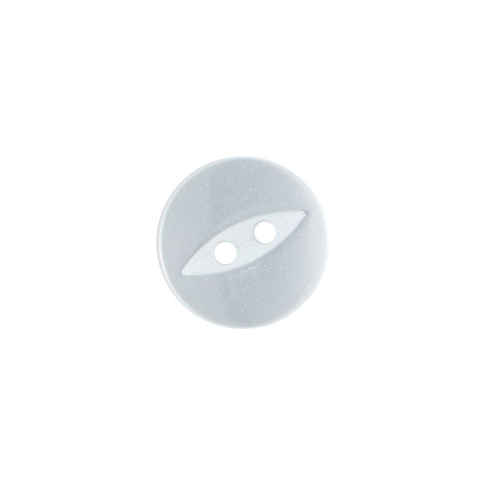 Bot&amp;oacute;n Pl&amp;aacute;stico Ojo de Pez Blanco