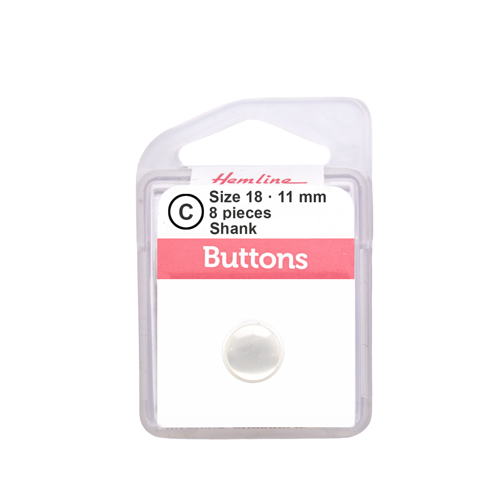 Bot&amp;oacute;n Pl&amp;aacute;stico Redondo Plano Rosado