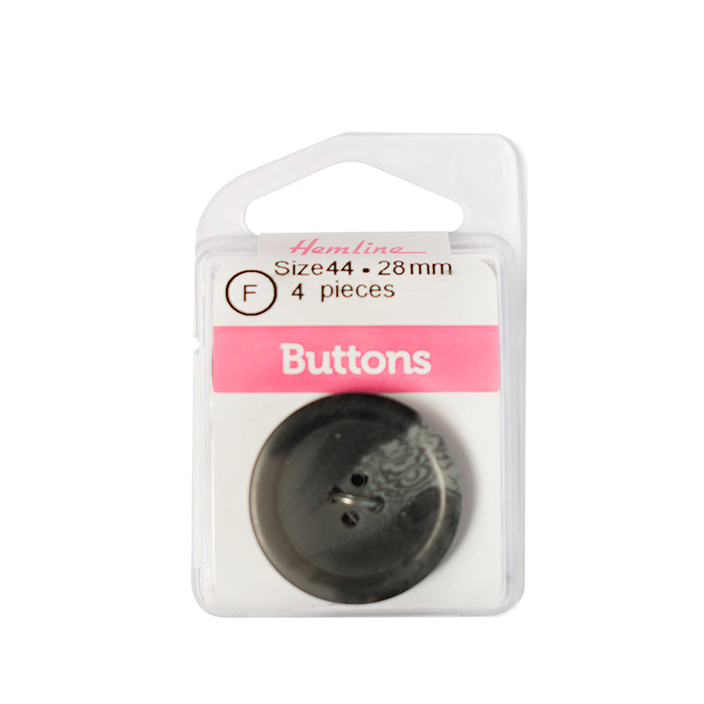 Bot&amp;oacute;n Pl&amp;aacute;stico Marmoleado Gris