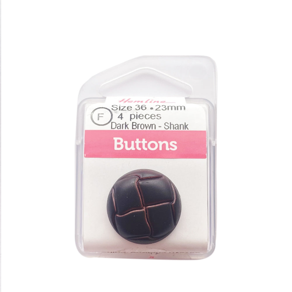 Botón Plástico Café