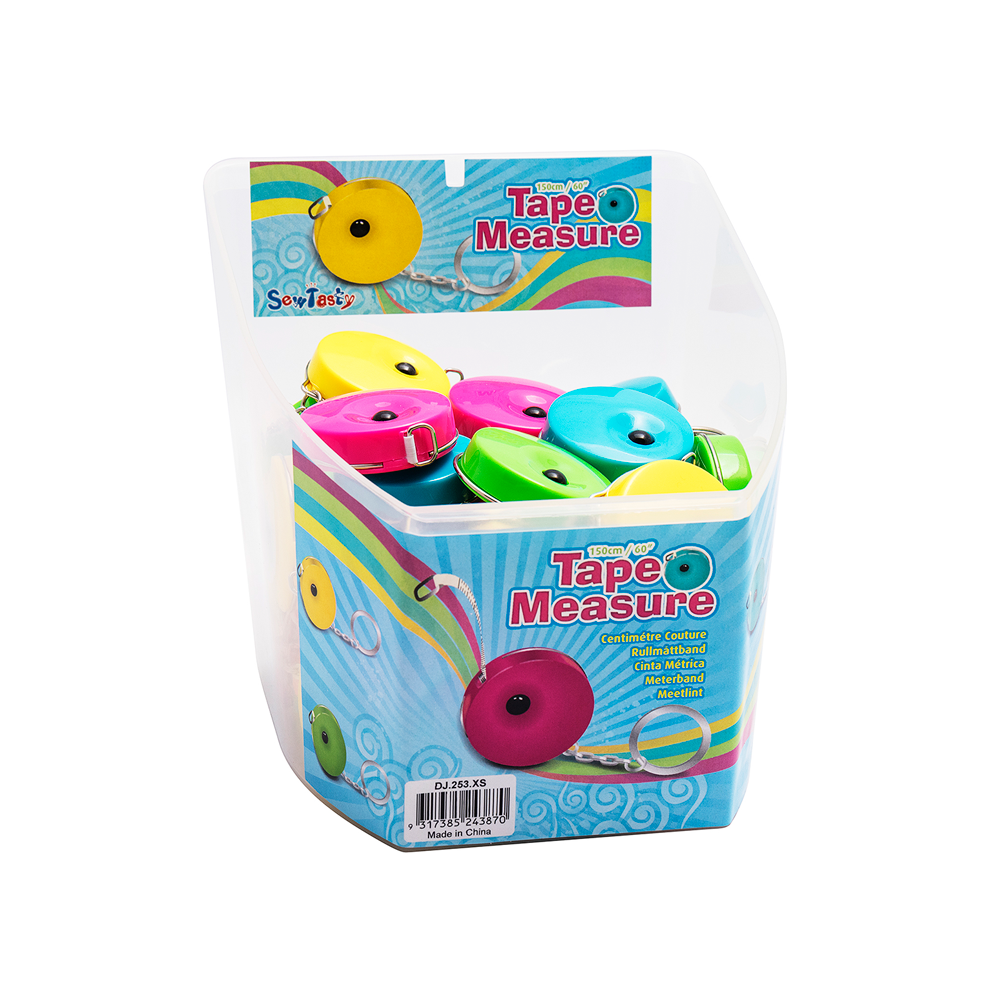 Cinta M&eacute;trica Retr&aacute;ctil Colores 150cm