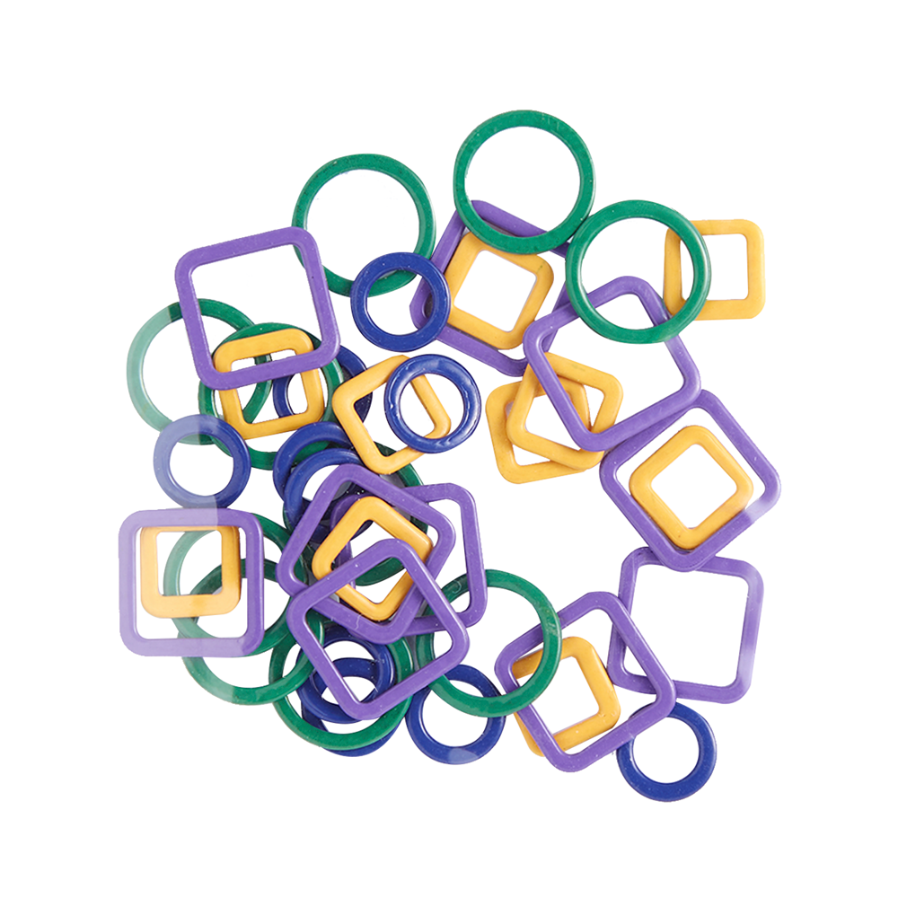 Marcadores de Puntos L&amp;iacute;neas Met&amp;aacute;licos 40 un Knit Pro