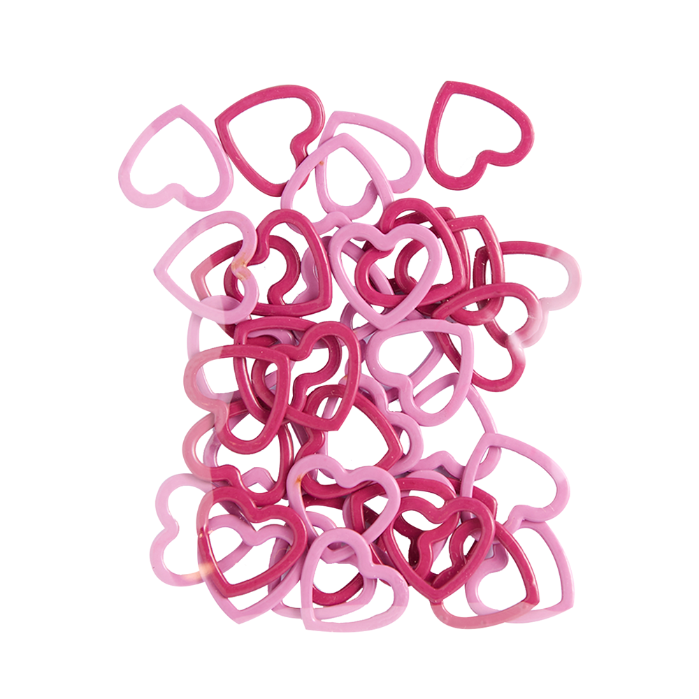 Marcadores de Puntos Amour Met&amp;aacute;licos 40 un Knit Pro