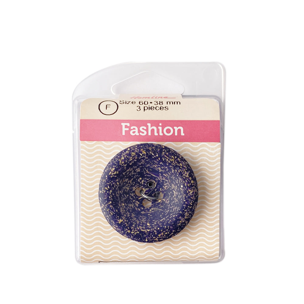 Botón Plástico Maxi Redondo 38mm