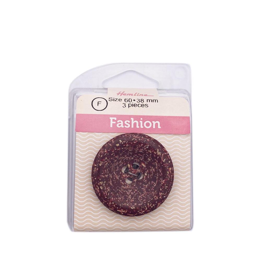 Botón Plástico Maxi Redondo 38mm