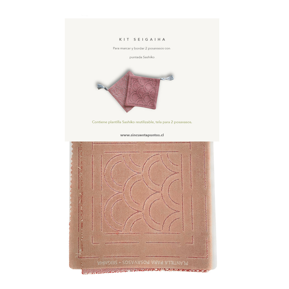 Kit Posavasos Sashiko