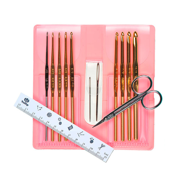 Set Crochet Classic 2 de 13 Pcs - Tulip