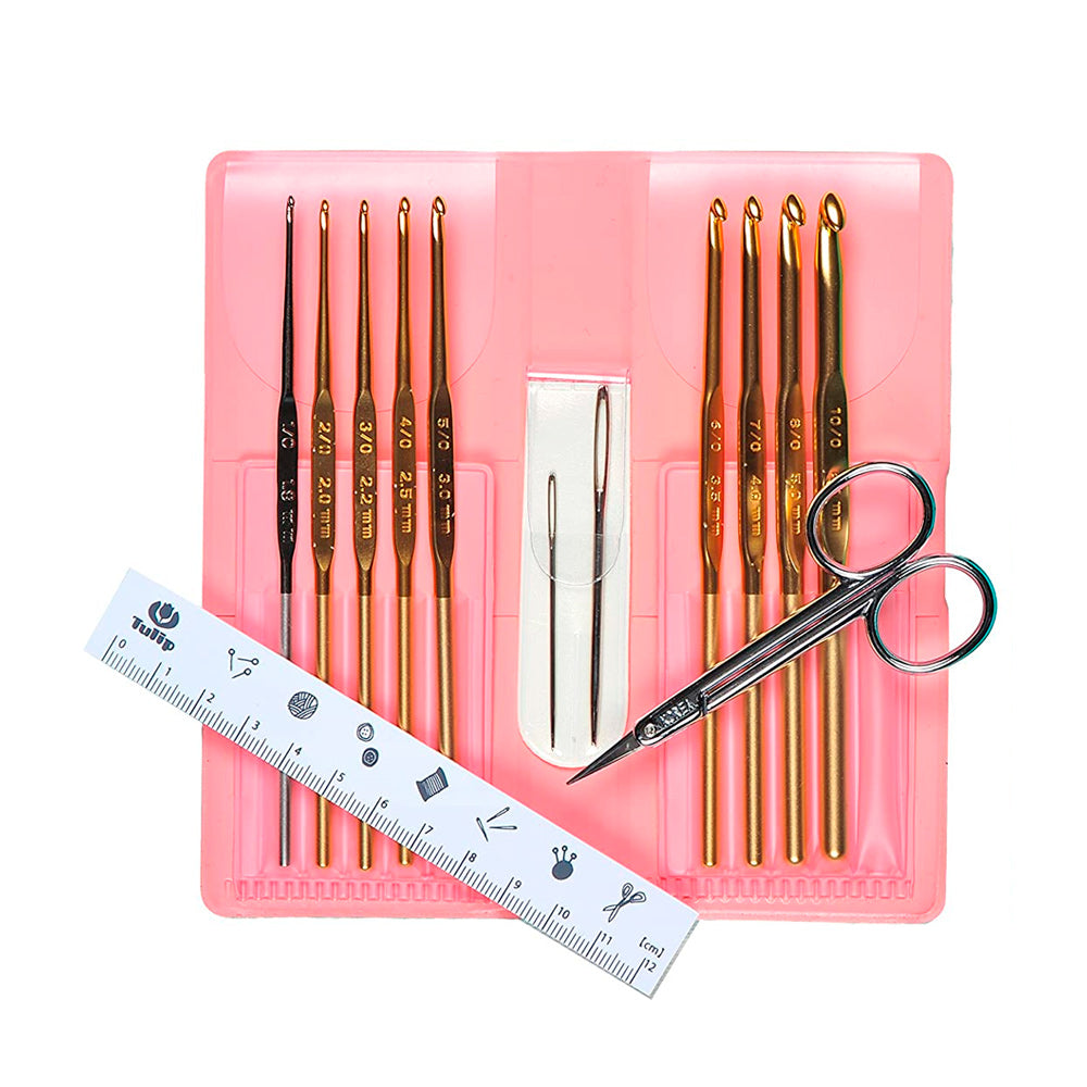 Set Crochet Classic 2 de 13 Pcs - Tulip