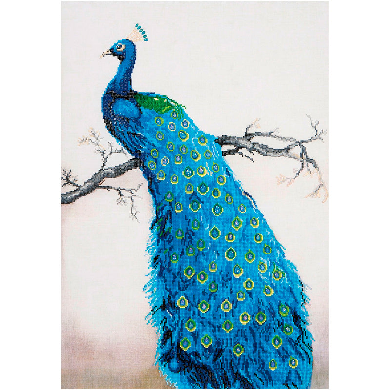 Cuadro Blue Peacock - Diamond Dotz - Revesderecho