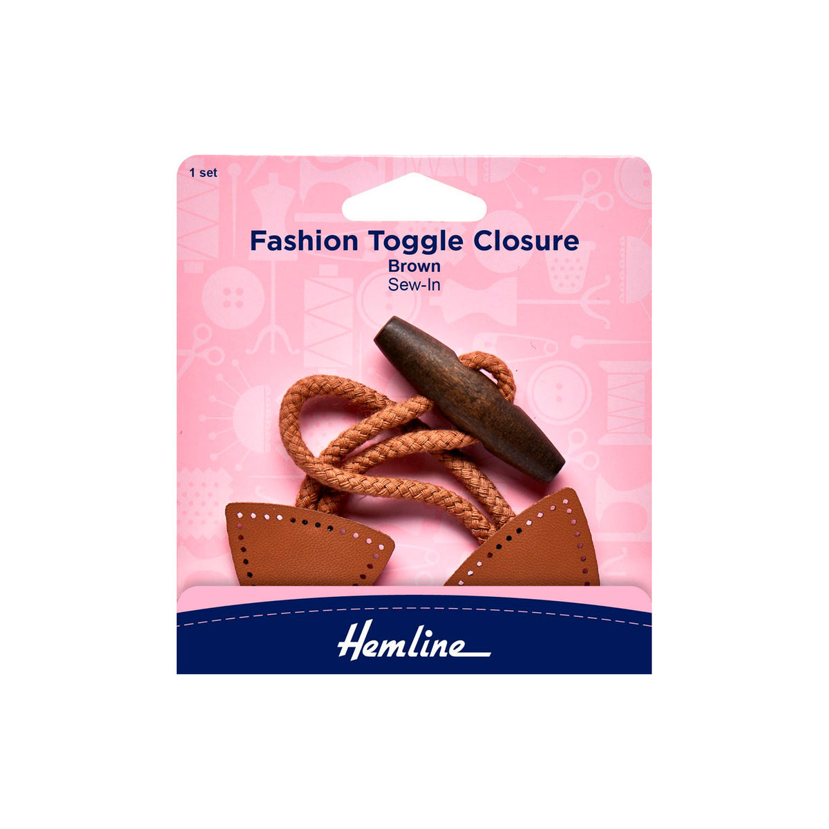 Botón con Pasador Montgomery Marrón Hemline