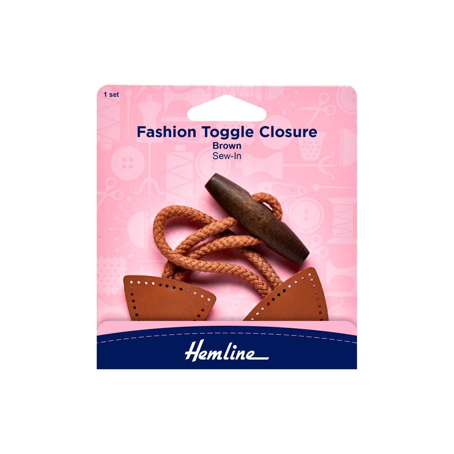 Botón con Pasador Montgomery Marrón Hemline