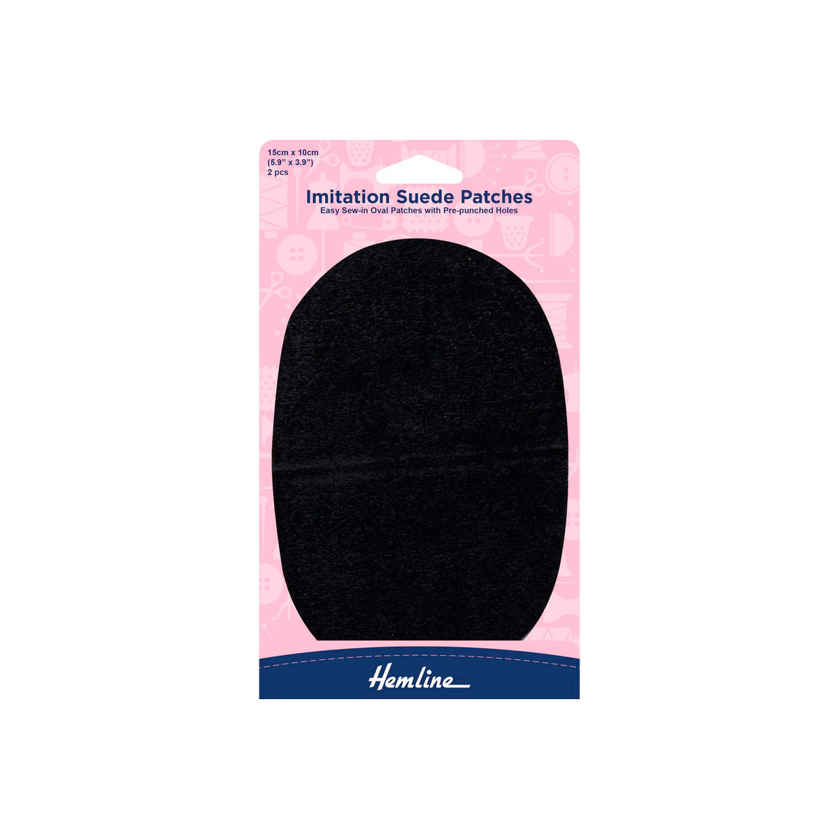 Parches de Gamuza 15x10 cm Hemline