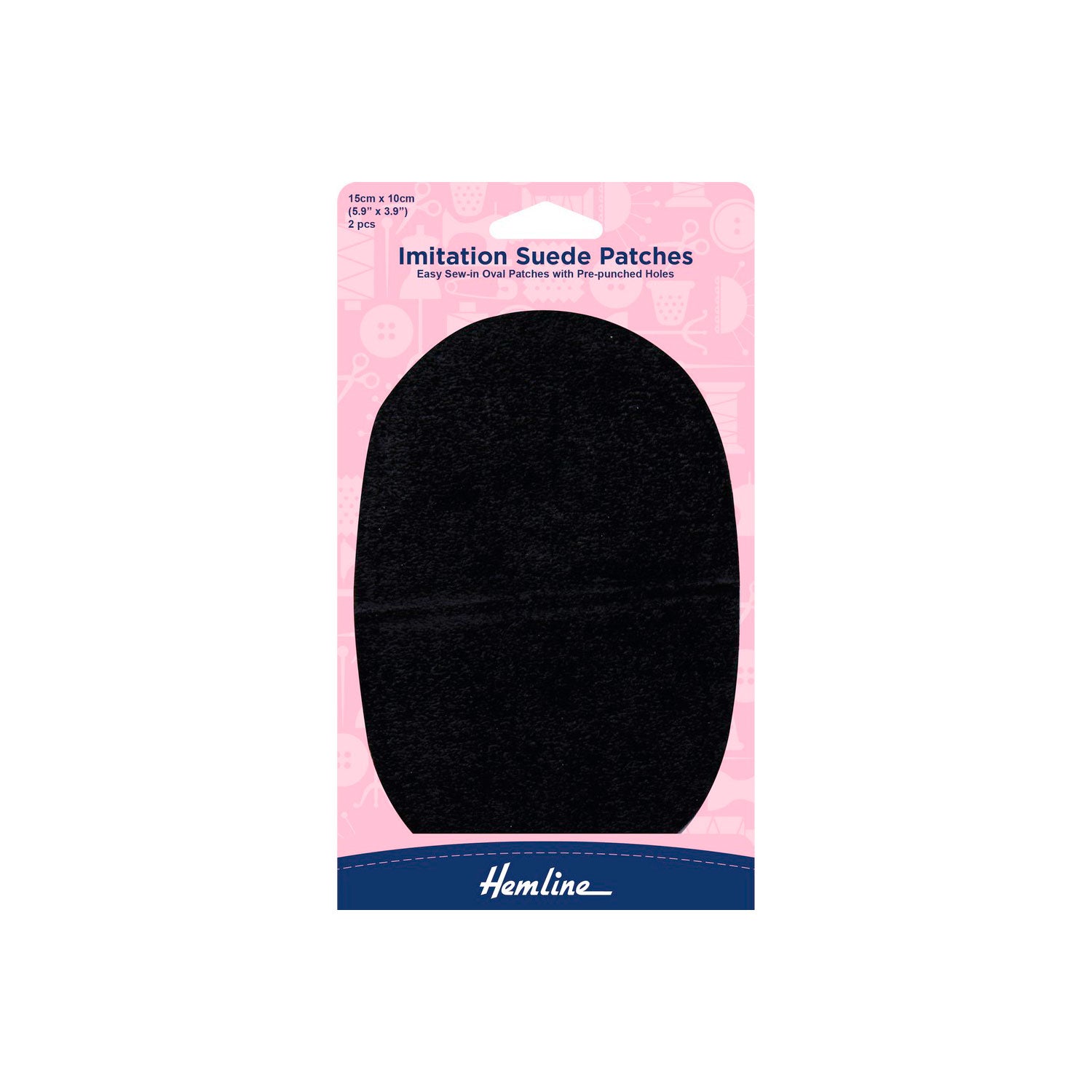 Parches de Gamuza 15x10 cm Hemline