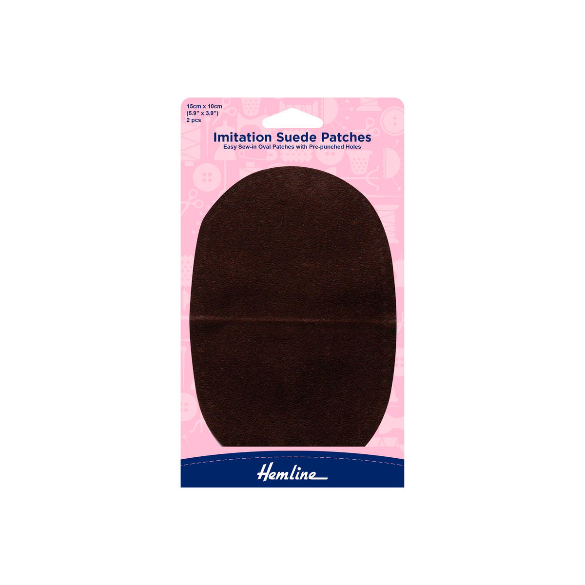 Parches de Gamuza 15x10 cm Hemline