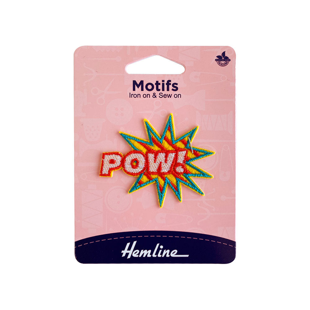 Parche Iron-On Pow 5X6 CM