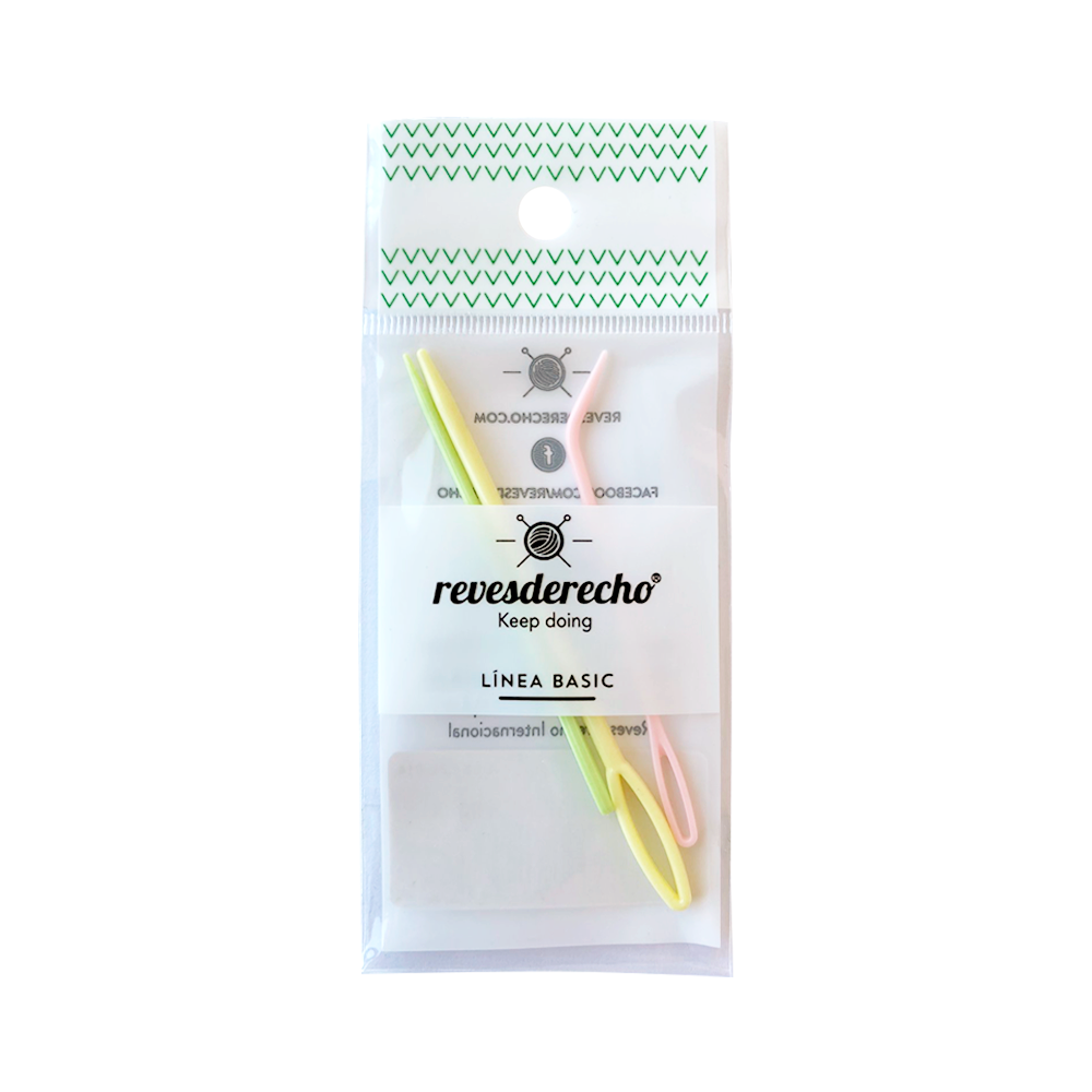 Aguja Lana Plástico 3un - Revesderecho