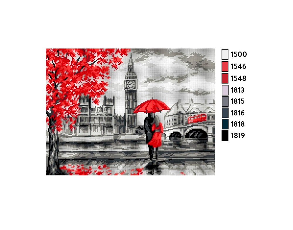 Kit de Esterilla para Bordar Enamorados Ariadna