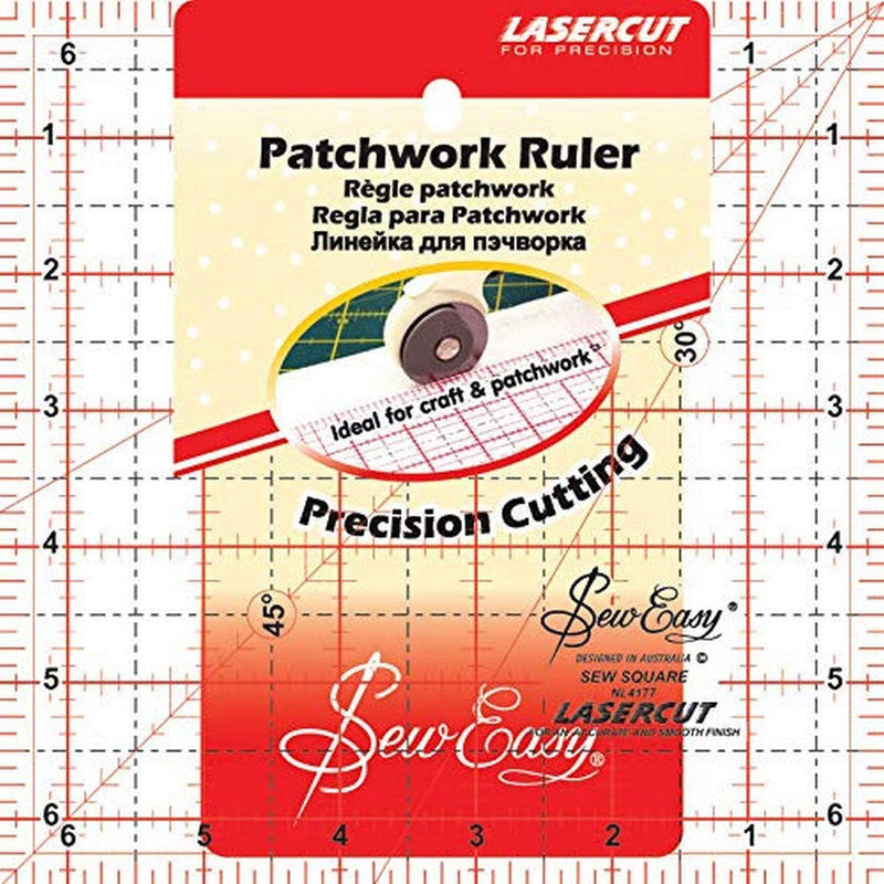 Regla Patchwork cuadrada 6.5'' x 6.5''