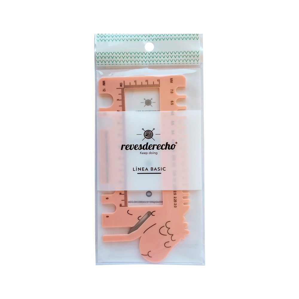 Regla y Medidor de Palillos Oveja - Revesderecho