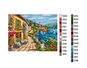 Kit de Esterilla para Bordar Paisaje 30x40 Ariadna
