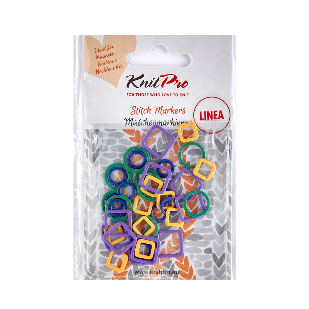 Marcadores de Puntos L&amp;iacute;neas Met&amp;aacute;licos 40 un Knit Pro