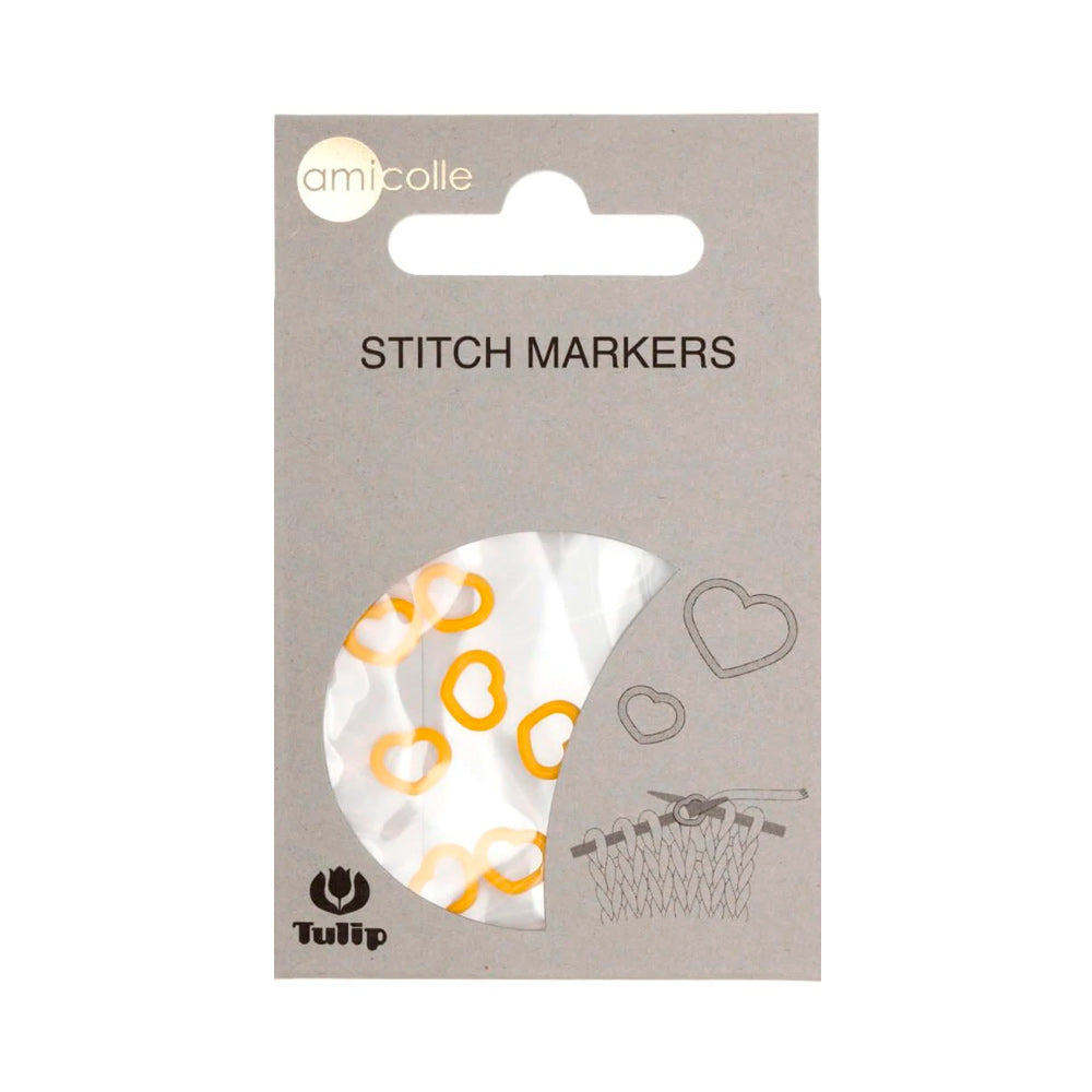 Marcadores de Puntos Corazón Amarillo 7UN - Tulip
