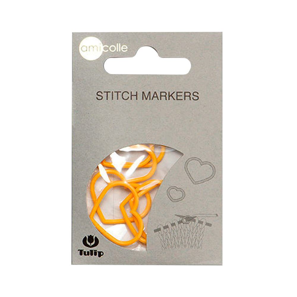 Marcadores de Puntos Corazón Amarillo 7UN - Tulip